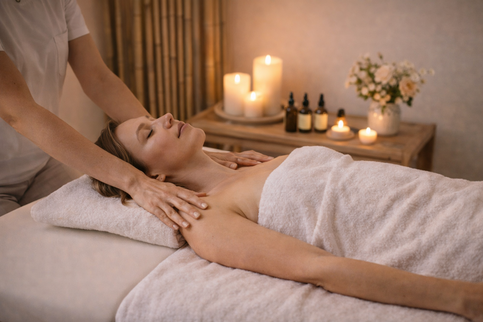 Massagem terapêutica relaxante